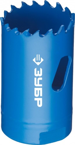 Коронка биметаллическая ЗУБР ЭКСПЕРТ 32 мм, быстрорежущая сталь 29531-032_z01