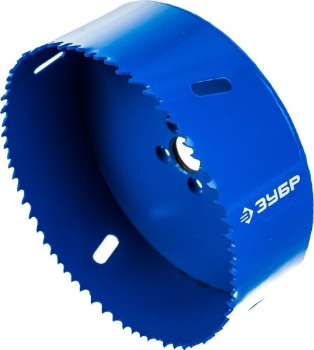 Коронка биметаллическая ЗУБР ЭКСПЕРТ 121 мм, быстрорежущая сталь 29531-121_z01 - изображение 2