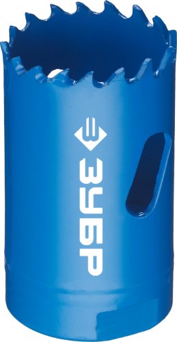 Коронка биметаллическая ЗУБР ЭКСПЕРТ 35 мм, быстрорежущая сталь 29531-035_z01