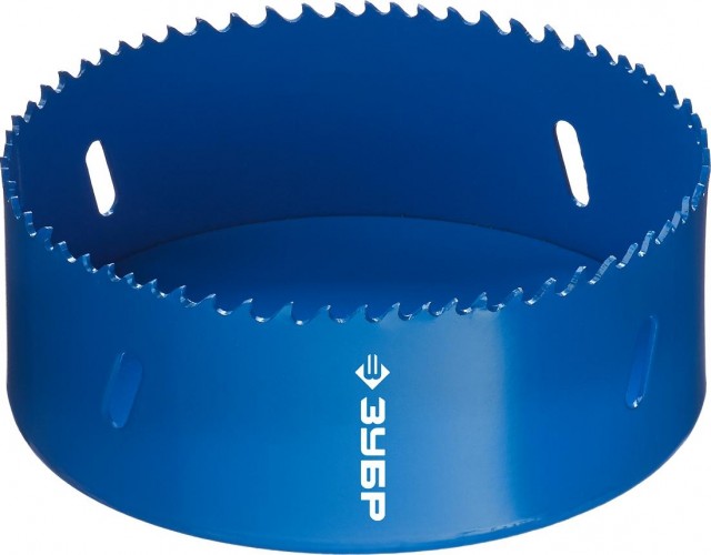 Коронка биметаллическая ЗУБР ЭКСПЕРТ 114 мм, быстрорежущая сталь 29531-114_z01