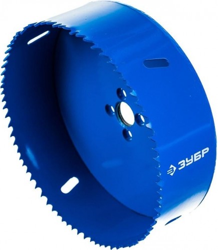 Коронка биметаллическая ЗУБР ЭКСПЕРТ 133 мм, быстрорежущая сталь 29531-133_z01 - изображение 3