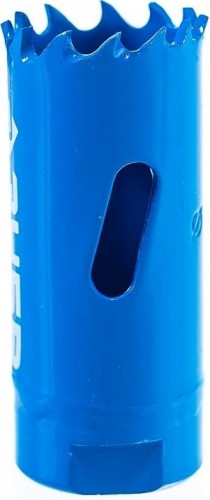 Коронка биметаллическая ЗУБР ЭКСПЕРТ 22 мм, быстрорежущая сталь 29531-022_z01