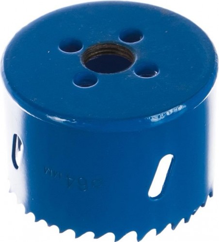 Коронка биметаллическая ЗУБР ЭКСПЕРТ 64 мм, быстрорежущая сталь 29531-064_z01 - изображение 2