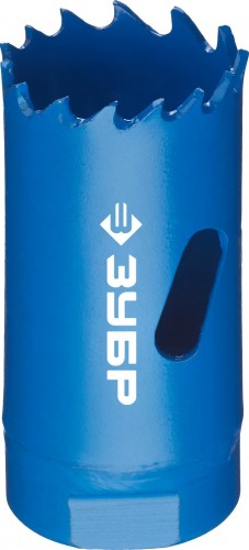 Коронка биметаллическая ЗУБР ЭКСПЕРТ 25 мм, быстрорежущая сталь 29531-025_z01