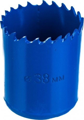 Коронка биметаллическая ЗУБР ЭКСПЕРТ 38 мм, быстрорежущая сталь 29531-038_z01 - изображение 3