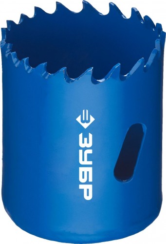 Коронка биметаллическая ЗУБР ЭКСПЕРТ 41 мм, быстрорежущая сталь 29531-041_z01