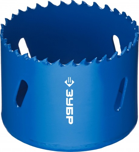 Коронка биметаллическая ЗУБР ЭКСПЕРТ 60 мм, быстрорежущая сталь 29531-060_z01