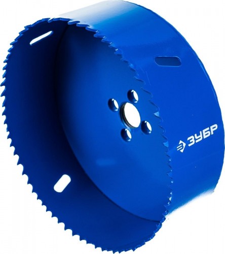 Коронка биметаллическая ЗУБР ЭКСПЕРТ 127 мм, быстрорежущая сталь 29531-127_z01 - изображение 2