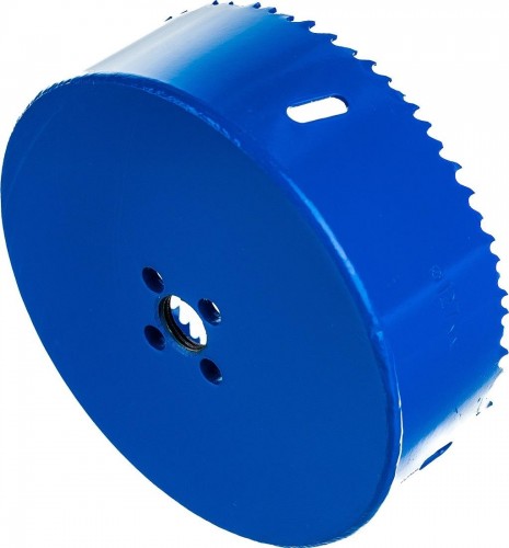 Коронка биметаллическая ЗУБР ЭКСПЕРТ 127 мм, быстрорежущая сталь 29531-127_z01 - изображение 3