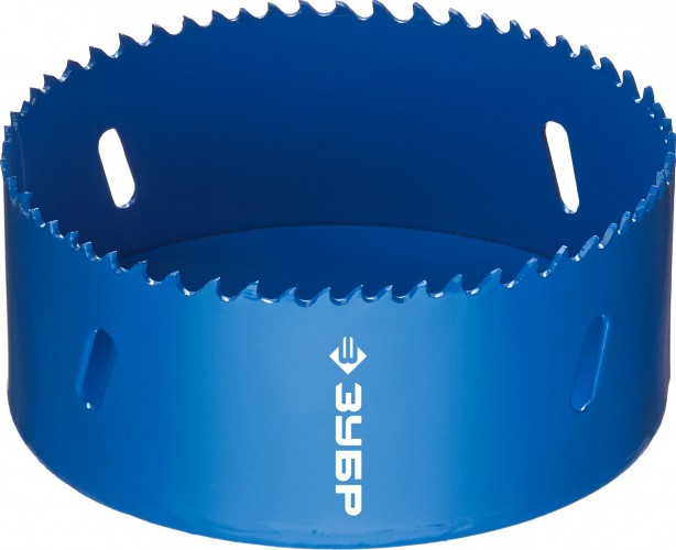 Коронка биметаллическая ЗУБР ЭКСПЕРТ 102 мм, быстрорежущая сталь 29531-102_z01