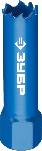 Коронка биметаллическая ЗУБР ЭКСПЕРТ 14 мм, быстрорежущая сталь 29531-014_z01