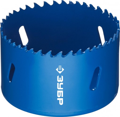 Коронка биметаллическая ЗУБР ЭКСПЕРТ 73 мм, быстрорежущая сталь 29531-073_z01