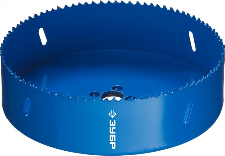 Коронка биметаллическая ЗУБР ЭКСПЕРТ 152 мм, быстрорежущая сталь 29531-152_z01