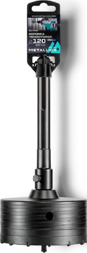 Коронка буровая SDS-max METALLICA Optima 110x250/110 мм твердосплавная H=50мм, M22,0х2,0 мм, с адаптером 907245