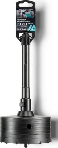 Коронка буровая SDS-max METALLICA Optima 120x250/110 мм твердосплавная H=50мм, M22,0х2,0 мм, с адаптером 907252