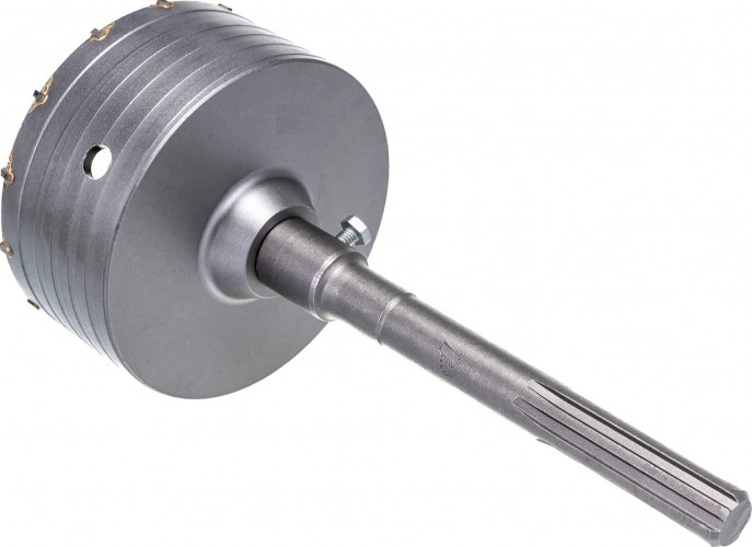 Коронка буровая SDS-Max ПРАКТИКА ударная 100 мм твердосплавная 038-852 - изображение 2