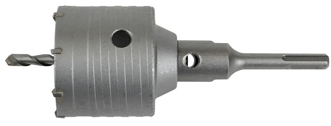 Коронка буровая SDS-plus BERGER BG1921 твердосплавная в сборе по бетону и кирпичу d 68х50