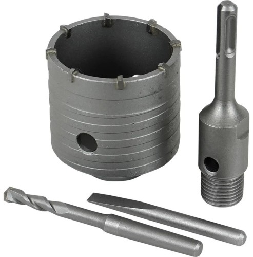 Коронка буровая SDS-plus BERGER BG1921 твердосплавная в сборе по бетону и кирпичу d 68х50 - изображение 4