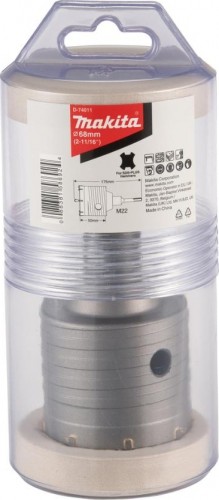 Коронка буровая SDS-plus MAKITA D-74011 в сборе 68х175 мм, m22 (центр. сверло, адаптер) - изображение 2