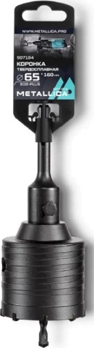 Коронка буровая SDS-plus METALLICA Optima 65x160/100 мм твердосплавная H=50мм, M22,0х2,0 мм, с адаптером 907184