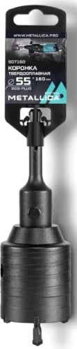Коронка буровая SDS-plus METALLICA Optima 55x160/100 мм твердосплавная H=50мм, M22,0х2,0 мм, с адаптером 907160