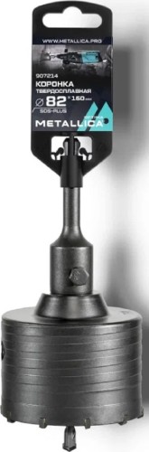 Коронка буровая SDS-plus METALLICA Optima 82x160/100 мм твердосплавная H=50мм, M22,0х2,0 мм, с адаптером 907214