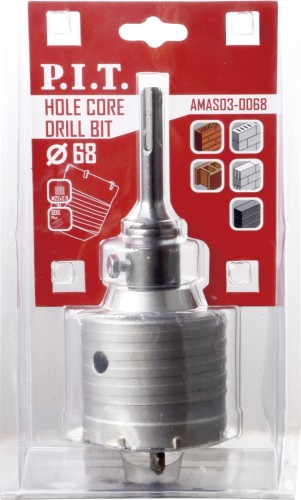 Коронка буровая SDS-plus P.I.T. AMAS03-0068 68x72 мм - изображение 2