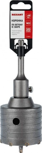 Коронка буровая SDS-plus REXANT М22х68 мм по бетону в сборе 91-0412 - изображение 5