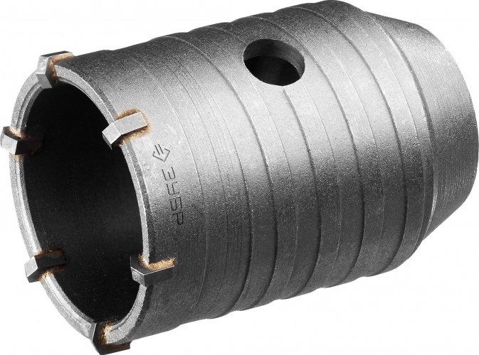 Коронка буровая SDS-plus ЗУБР ПРОФЕССИОНАЛ кольцевая, по бетону, без державки, 50 мм 29180-50