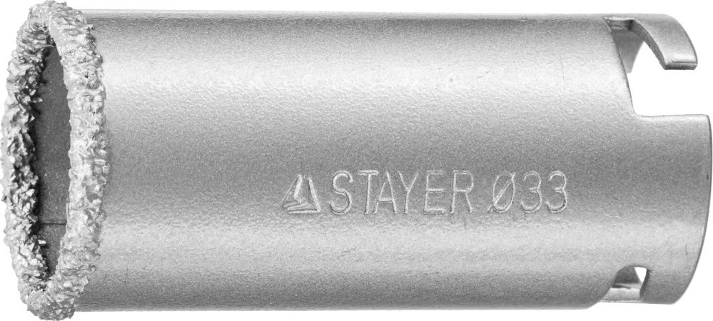 Коронка кольцевая STAYER PROFESSIONAL с карбидно-вольфрамовой крошкой, d=33мм 33345-33 - изображение 2