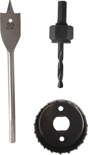 Коронка по дереву ПРАКТИКА 55х20 мм, перовое сверло 22 мм 035-530 - изображение 2