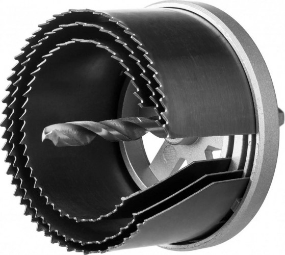 Коронка по дереву ЗУБР ЭКСПЕРТ пила сегментная наборная 3 полотна 29595-H3-42 - изображение 2