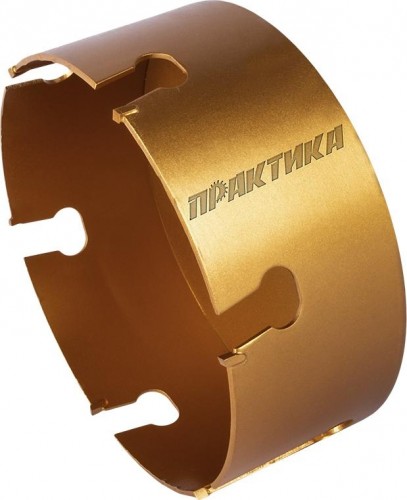 Коронка ПРАКТИКА ф 76 мм, твердосплавная универсальная 796-849
