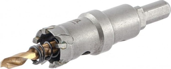 Коронка универсальная Denzel 21 мм по металлу твердосплавная 724003