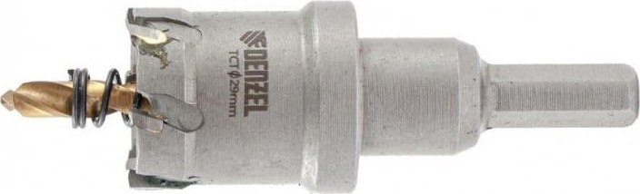 Коронка универсальная Denzel 29 мм по металлу твердосплавная 724008 - изображение 2