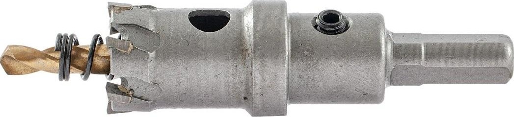 Коронка универсальная Denzel 22 мм по металлу твердосплавная 724004