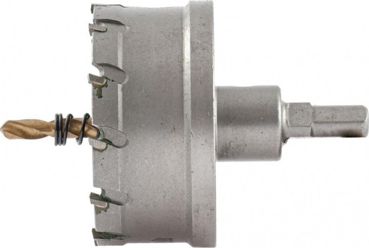 Коронка универсальная Denzel 70 мм по металлу твердосплавная 724020