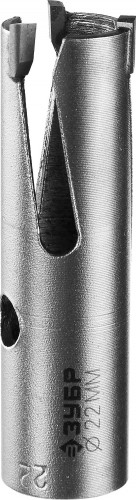 Коронка универсальная ЗУБР ПРОФЕССИОНАЛ проуниверсал 22 мм, с твердосплавными резцами 29514-22