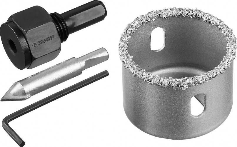 Коронка универсальная ЗУБР ПРОФЕССИОНАЛ c карбид-вольфрамовым нанесением, 38 мм 33360-038_z01 - изображение 2