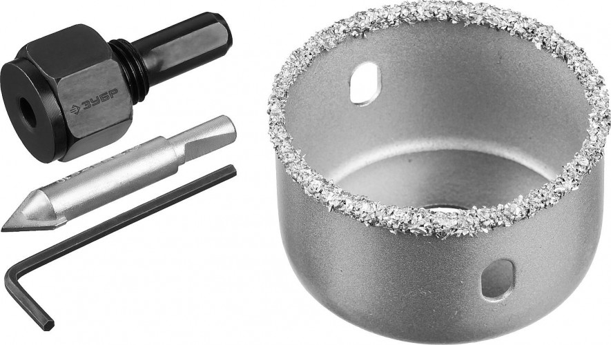 Коронка универсальная ЗУБР ПРОФЕССИОНАЛ c карбид-вольфрамовым нанесением, 51 мм 33360-051_z01 - изображение 2