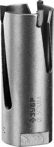 Коронка универсальная ЗУБР ПРОФЕССИОНАЛ проуниверсал 30 мм, с твердосплавными резцами 29514-30