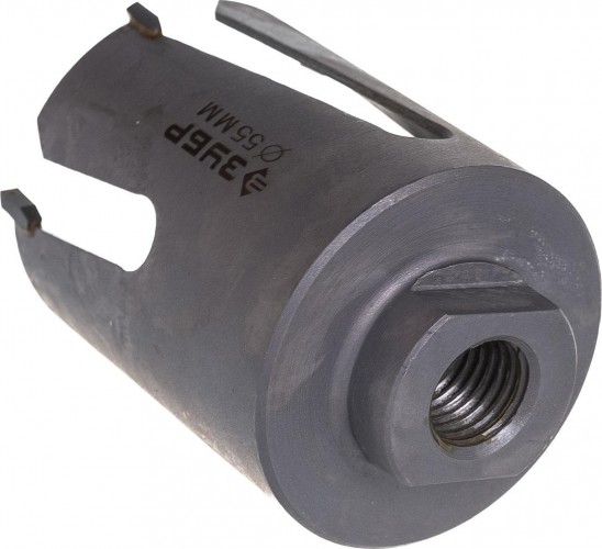 Коронка универсальная ЗУБР ПРОФЕССИОНАЛ проуниверсал 55 мм, с твердосплавными резцами 29514-55 - изображение 2