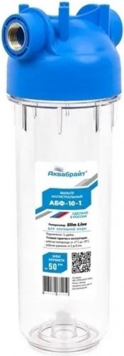 Корпус фильтра АКВАБРАЙТ АБФ-10-1 SLIM LINE 1"