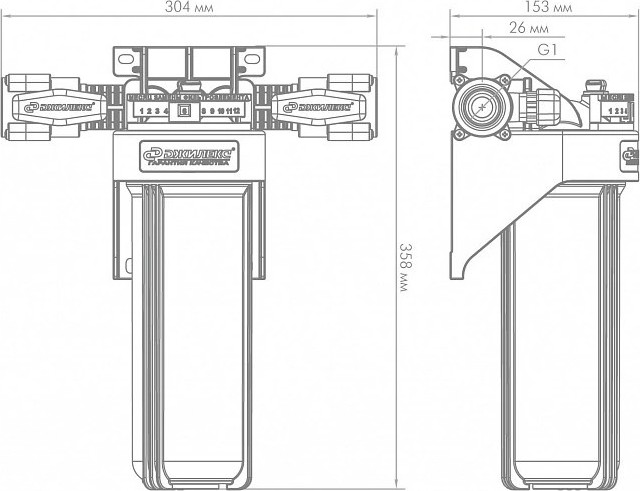 Корпус фильтра ДЖИЛЕКС 1М Т 9094 9094 - изображение 4