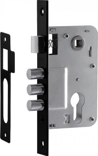 Корпус замка врезного НОРА-М 120 "Черный" 19100