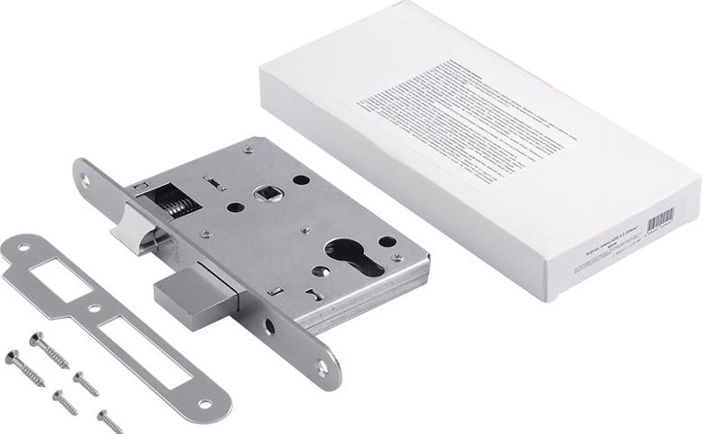 Корпус замка врезного НОРА-М 4-3 "Хром" 9771 - изображение 3