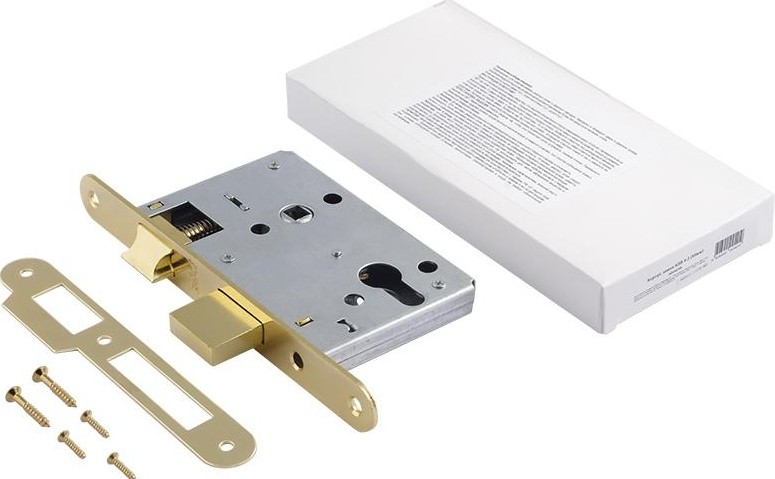 Корпус замка врезного НОРА-М 4-3 "Золото" 9770 - изображение 3