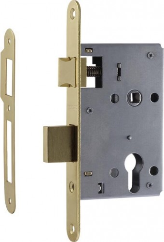 Корпус замка врезного НОРА-М 4-3 "Золото" 9770