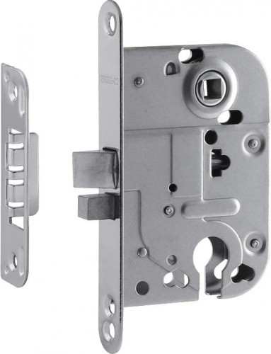 Корпус замка врезного НОРА-М КЗВ-118 для финских дверей "Хром" 7738