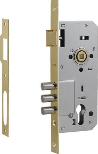 Корпус замка врезного НОРА-М КЗВР-101 "Золото" 5273